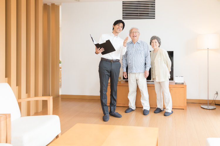 入居施設の見学同行
